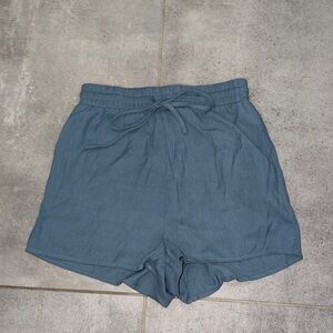 Princess Polly High Waist Blue Shorts